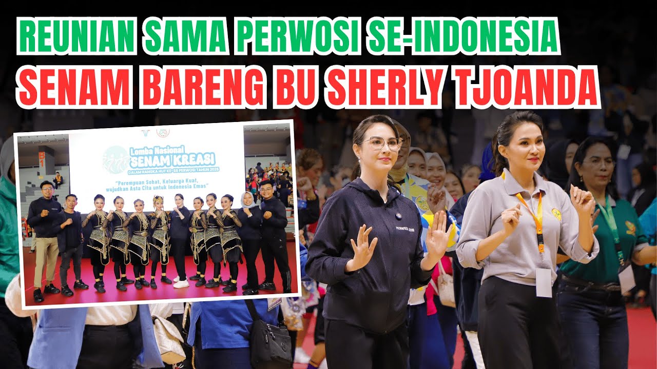KETEMU IBU SHERLY TJOANDA DI HUT PERWOSI. SUPER CANTIK! | Arumi Bachsin