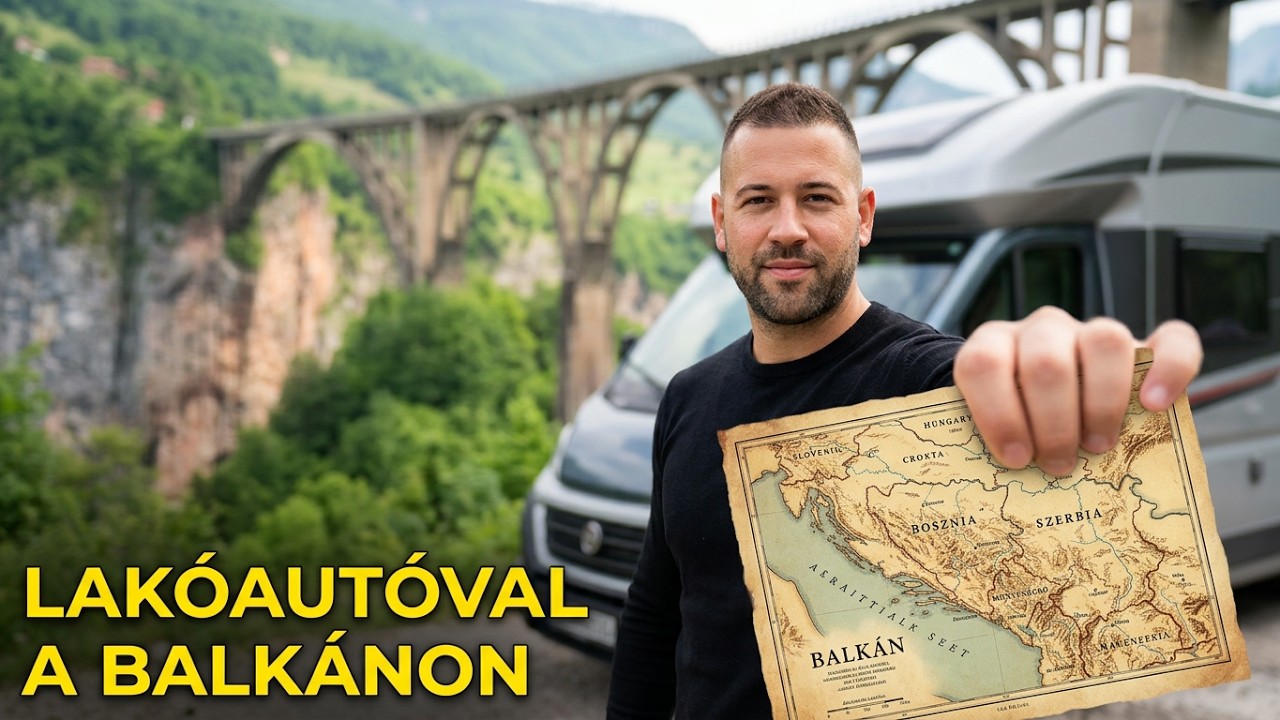 Lakóautóval a Balkánon... 1 rész (Szerbia, Podgorica, Sveti Stefan, Budva)🇷🇸🇲🇪🇦🇱