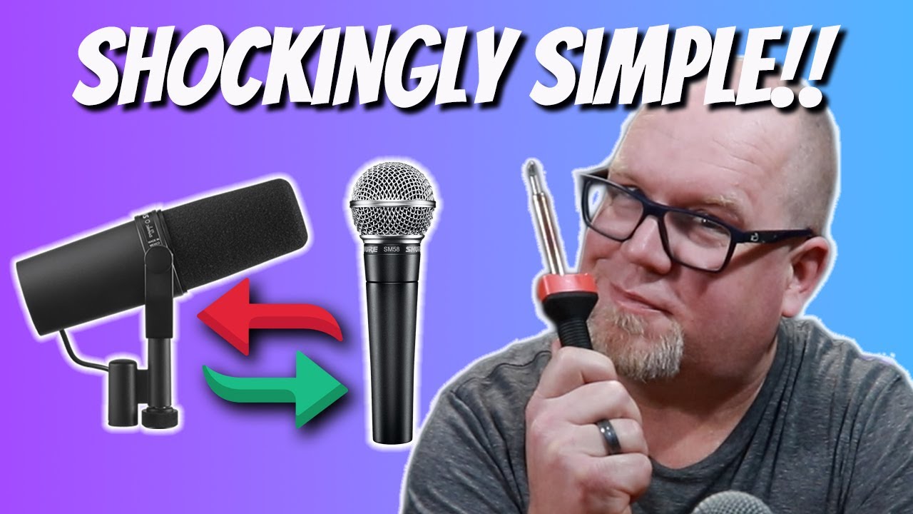 Turn Your SM58 Into an SM7B!!