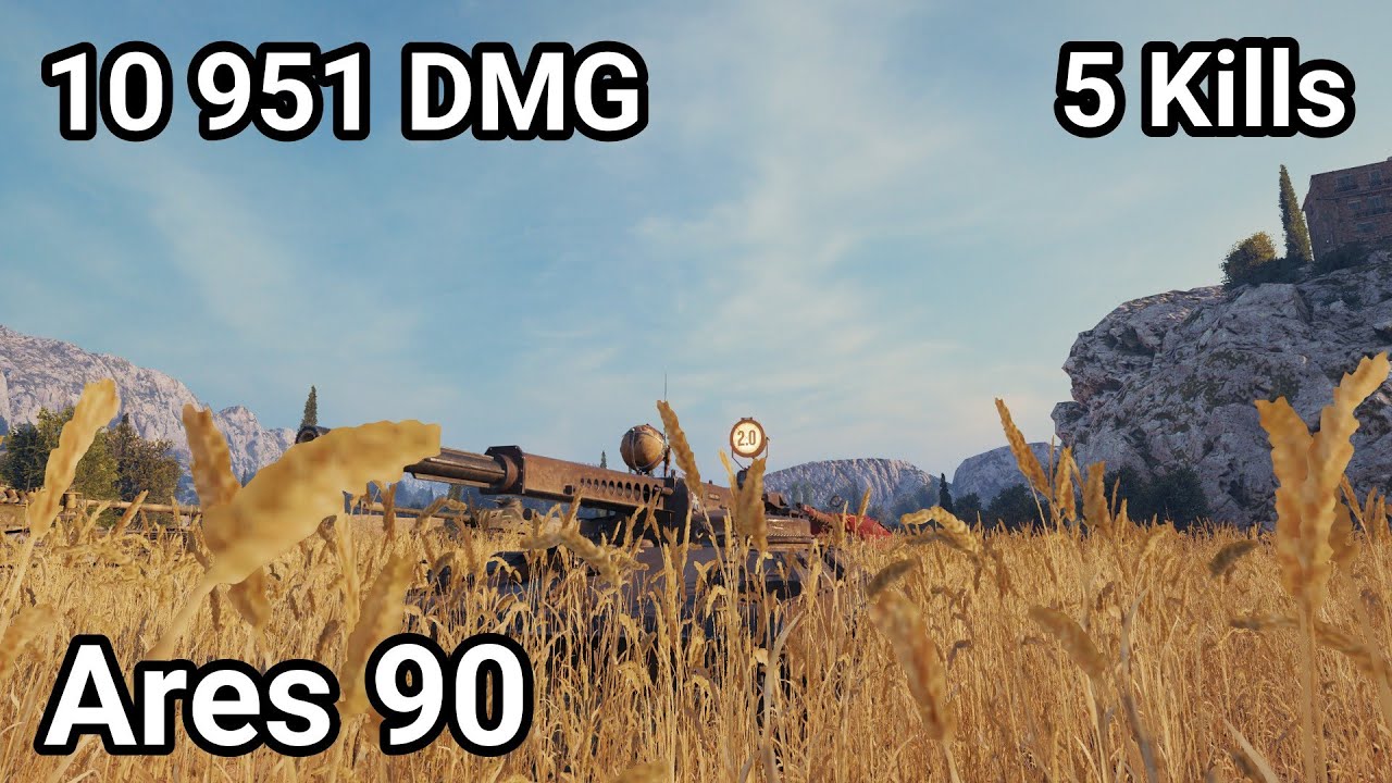 Ares 90 - 10 951 damage / 5 kill / 780 blocked / 474 assist