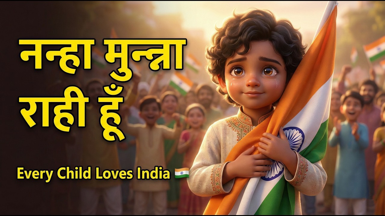 Nanha Munna Rahi Hoon 🇮🇳 | Republic Day Kids Patriotic Song | 26 January 🇮🇳 Special