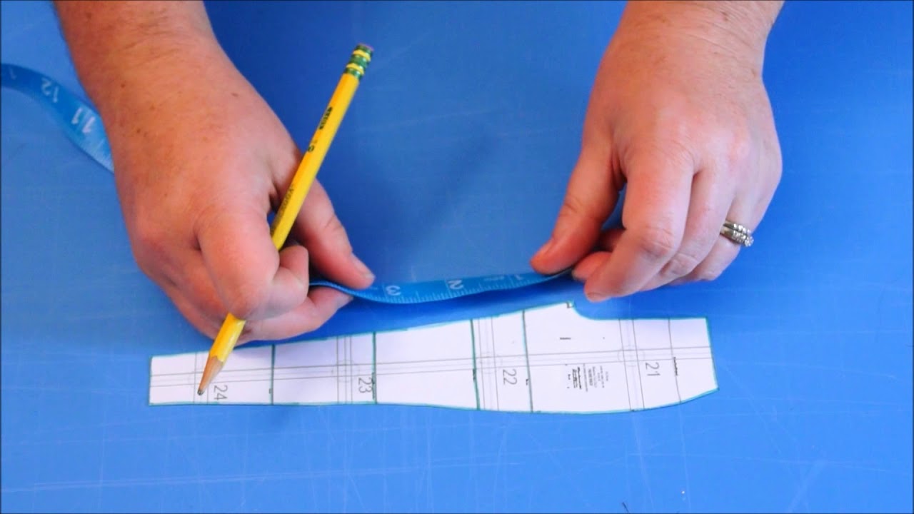 Shortening the Length of a Pants Pattern