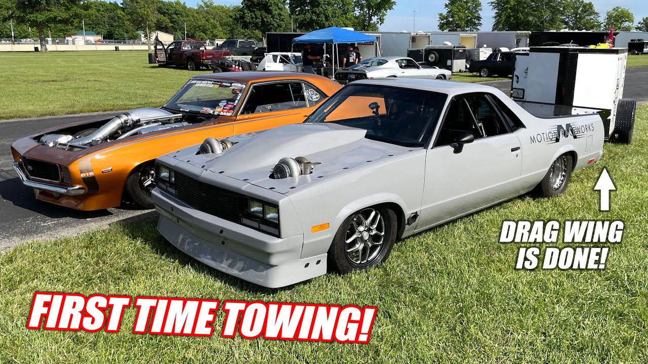 Mullet Is Officially Complete... Hood On, Carbon Bed, Trailer Hooked, Ready For Midwest DRAG WEEK!!