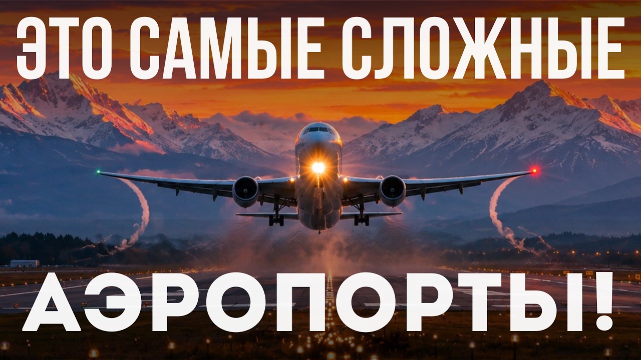 ТОП 15 самых НЕВЕРОЯТНЫХ аэропортов в мире!