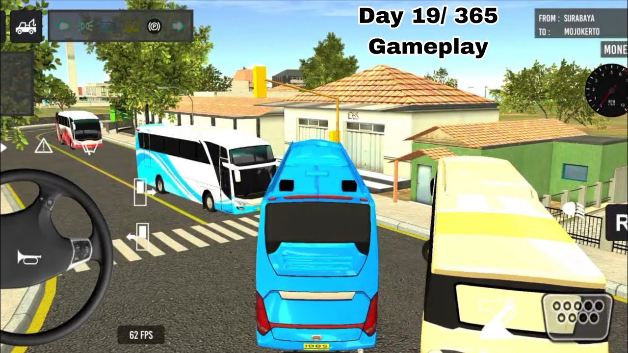 Day 19/365 🚌 | Indonesia Bus Simulator 2024 Gameplay