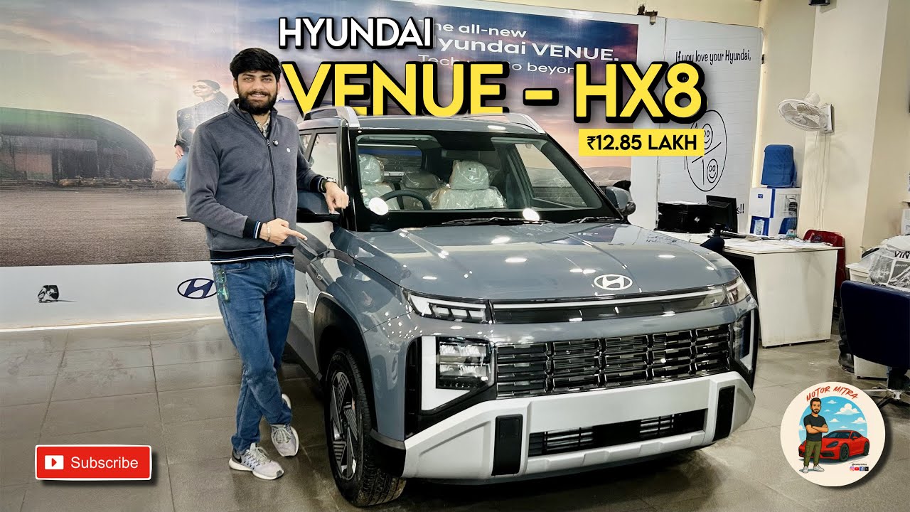 New Hyundai Venue HX8 DCT - ₹12.85 lakh | Walkaround & Features Explained | Motor Mitra