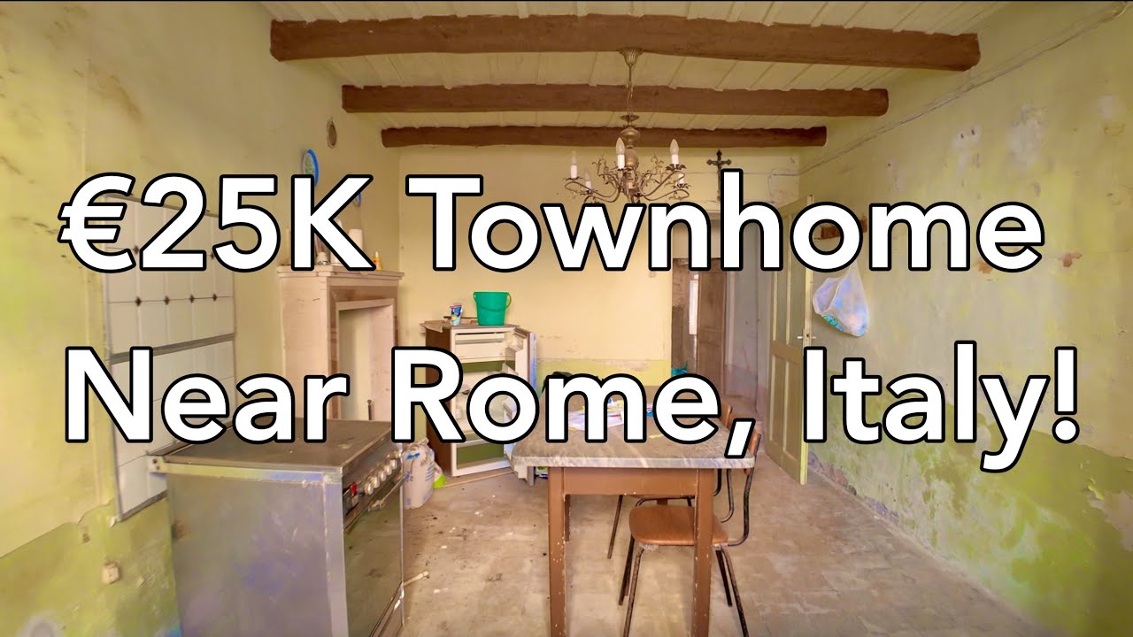 3 Bedroom Italian Townhome - Endless Potential &ndash; 1 Hour from Rome in San Michele, Lazio Just &euro;25K!