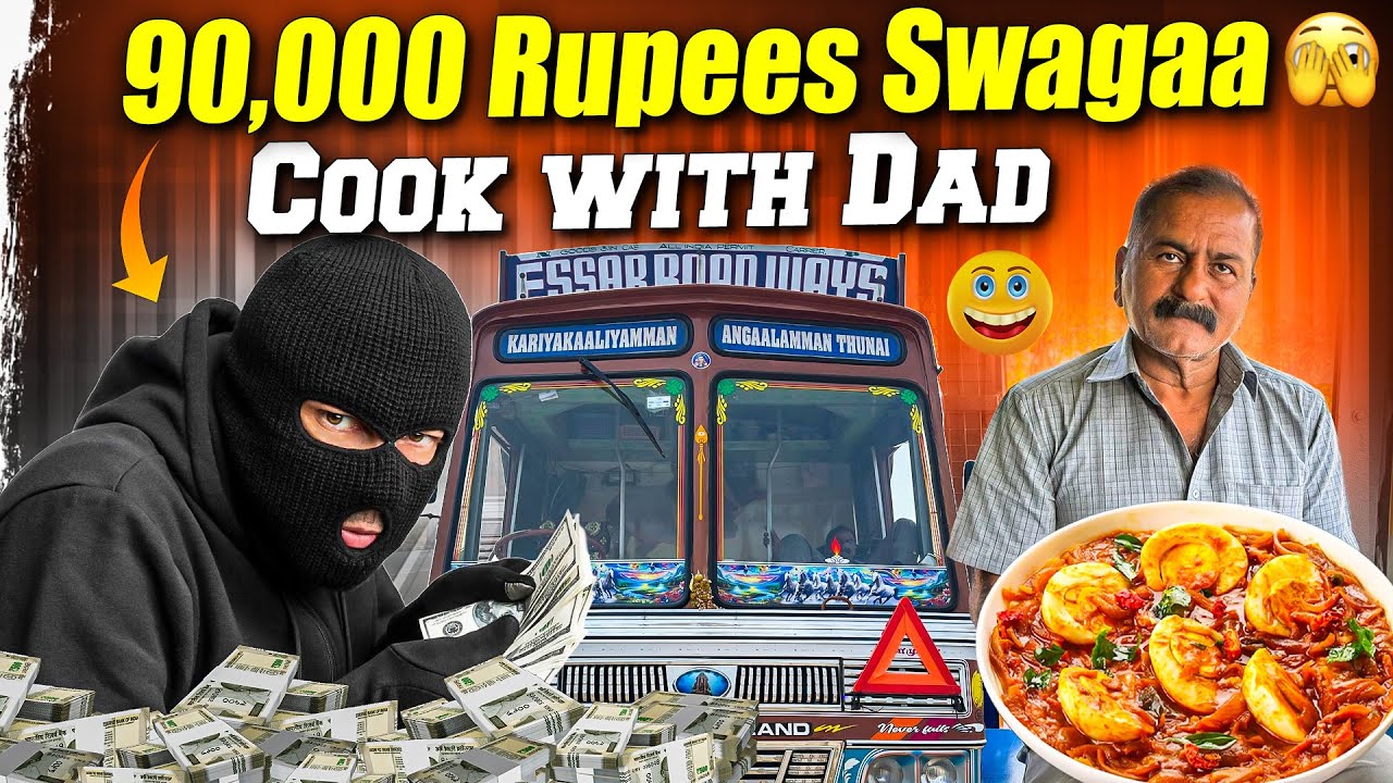 Prayagraj Trip Day-03❤️🚛90000 பணத்தை திருடிய நபர்🥹??Sunday Special முட்டை மசாலா நம்ம லாரில🥰🚚