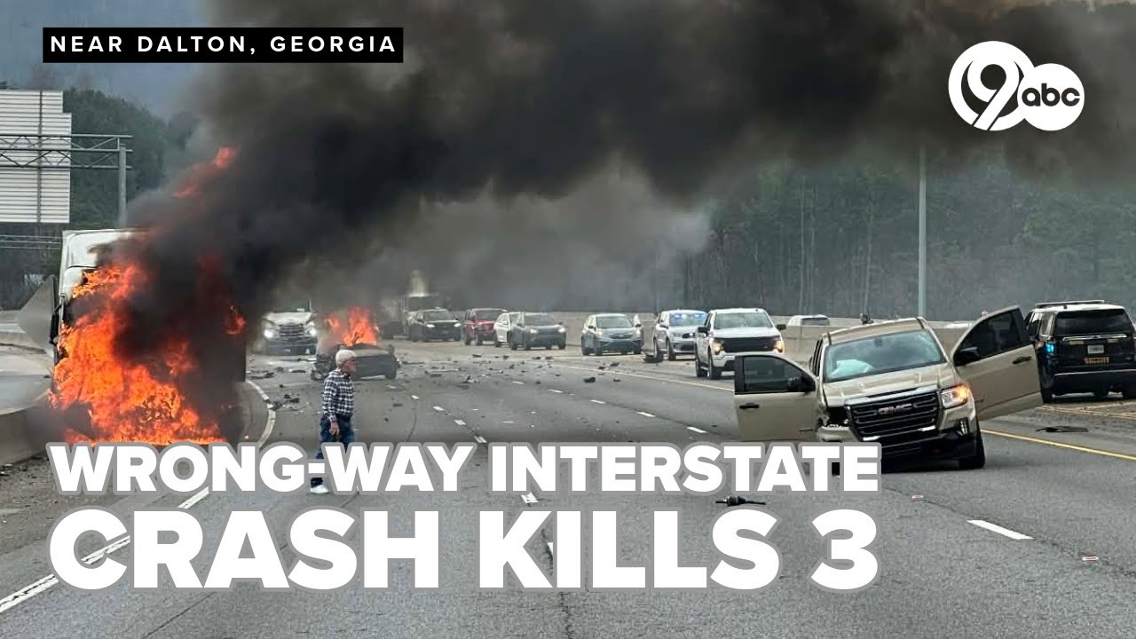 3 dead after wrong-way crash on Georgia interstate; GSP says driver was running from the law