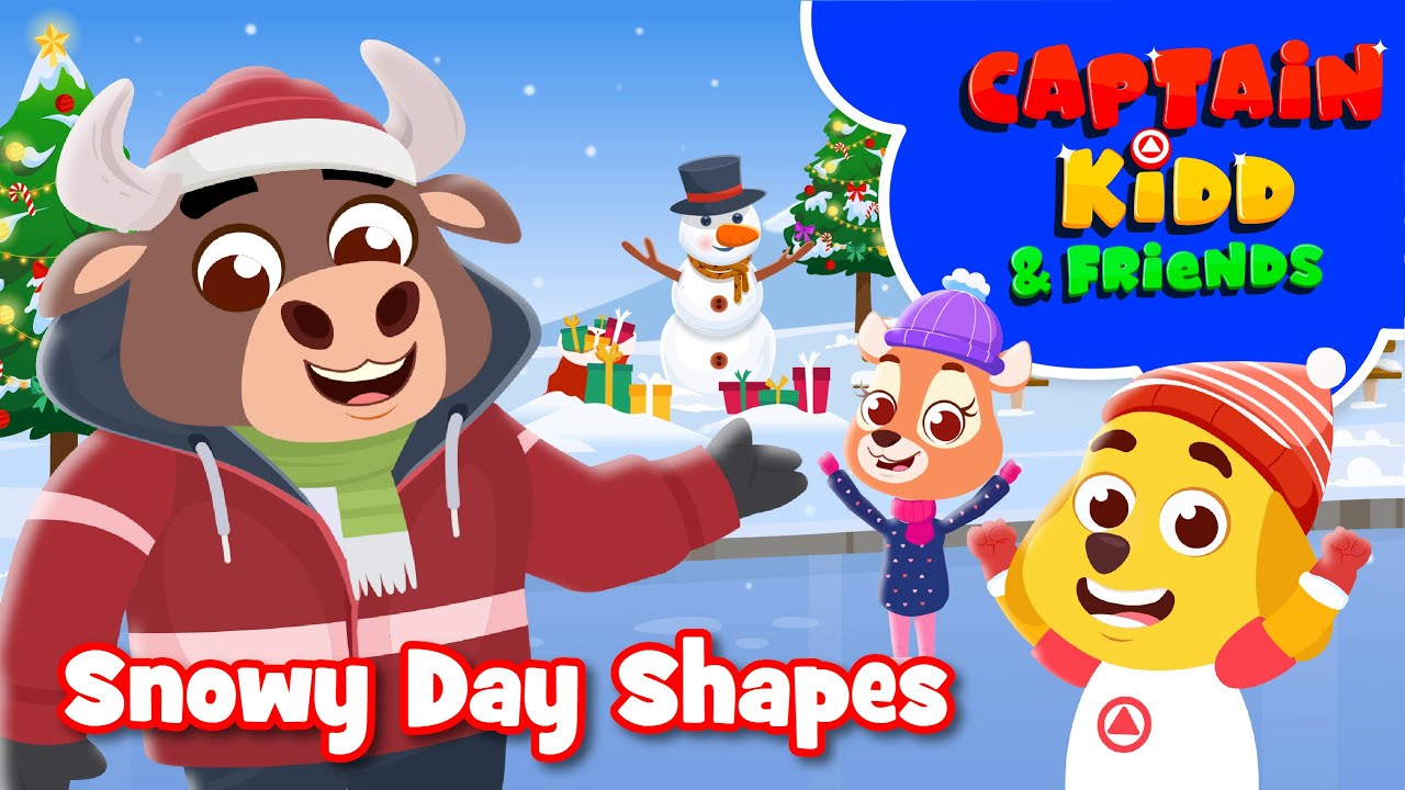 Captain Kidd S2 | Episode 12 | Snowy Day Shapes | Animated Cartoon for Kids
