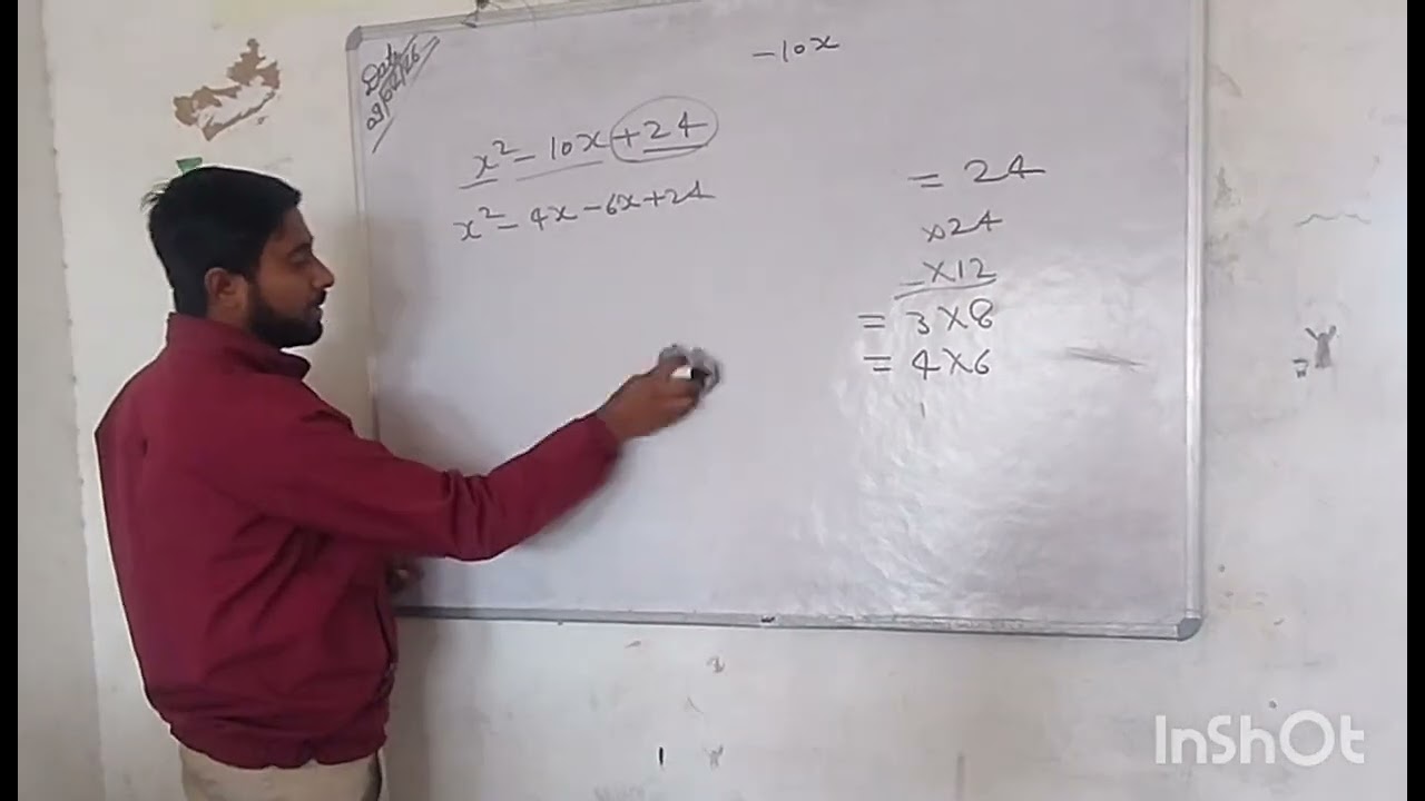 Factorise Quadratic equations ( algebraic expression)- 3rd part 