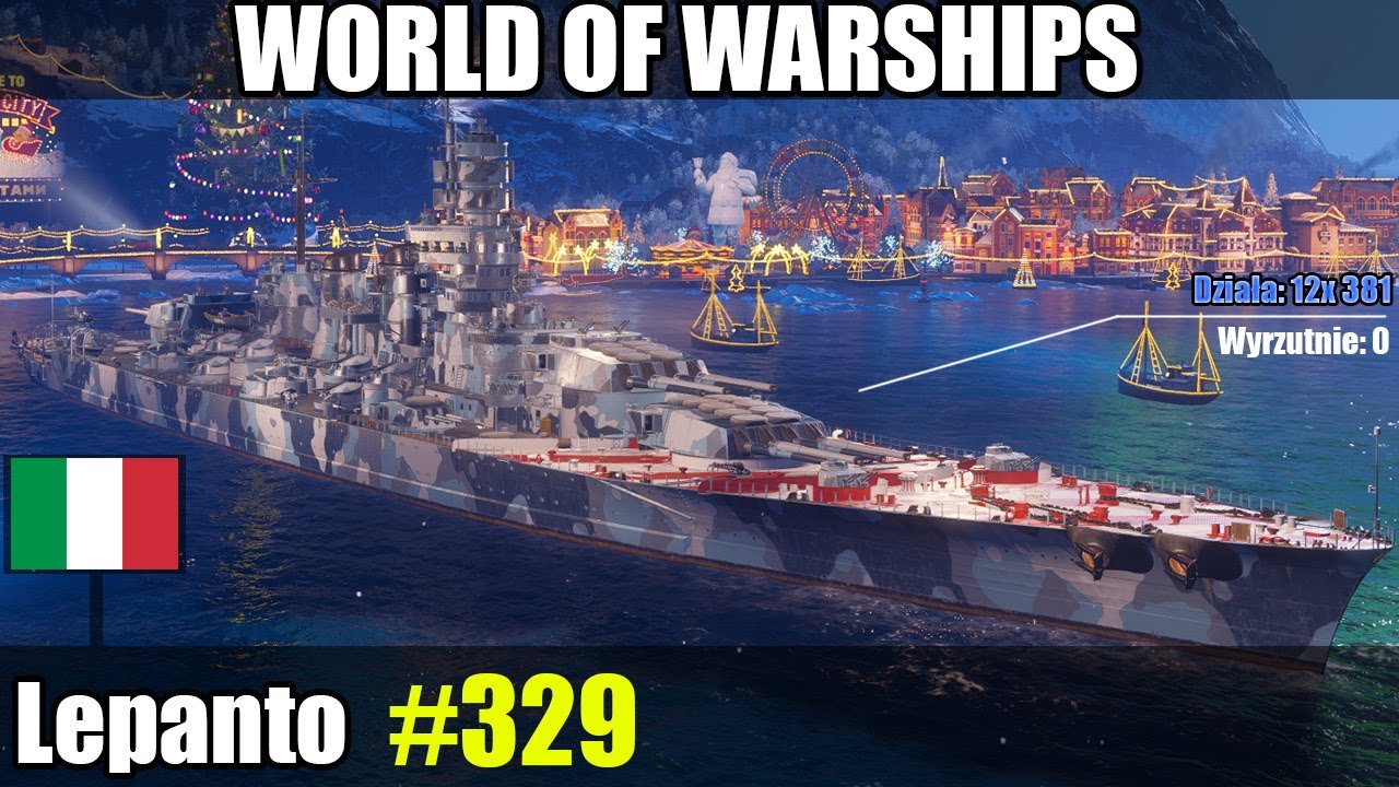 World of Warships - om&oacute;wienie okrętu Lepanto