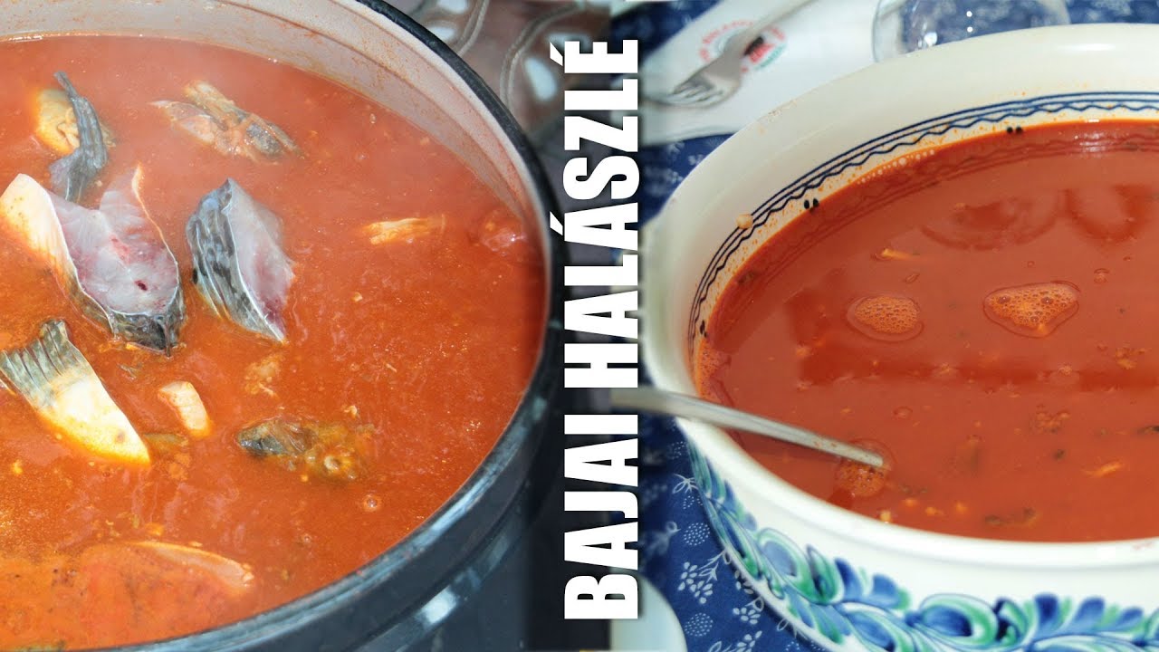 Bajai halászlé recept a Fehértói Halászcsárdából - Hungarian fish-soup from Baja