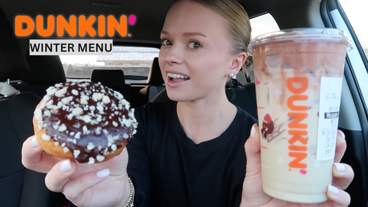 Зимнее меню Dunkin' Donuts | Латте «Какао-облако» | отзыв