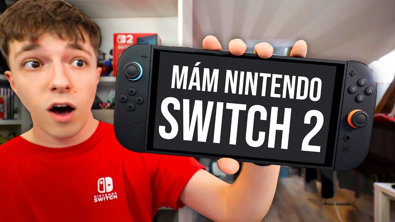 NINTENDO SWITCH 2 UNBOXING ČESKY!