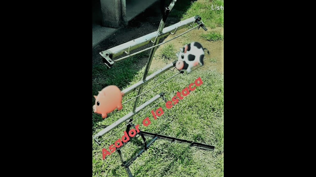 ARTE EN HIERRO: ASADOR A LA ESTACA CASERO/ asador en cruz