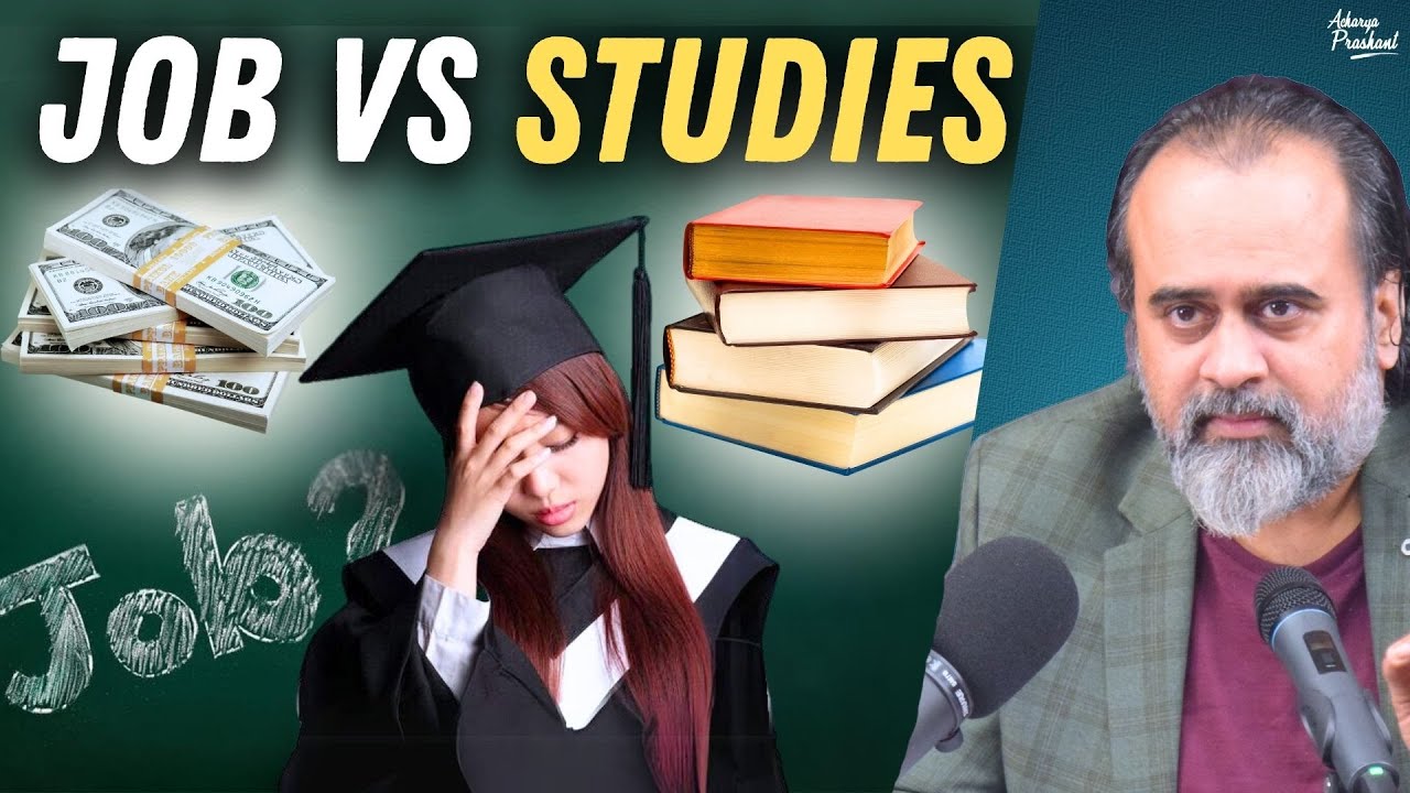 Job vs Studies: Which Path to Choose? || Acharya Prashant, NIT- Jamshedpur (2023)