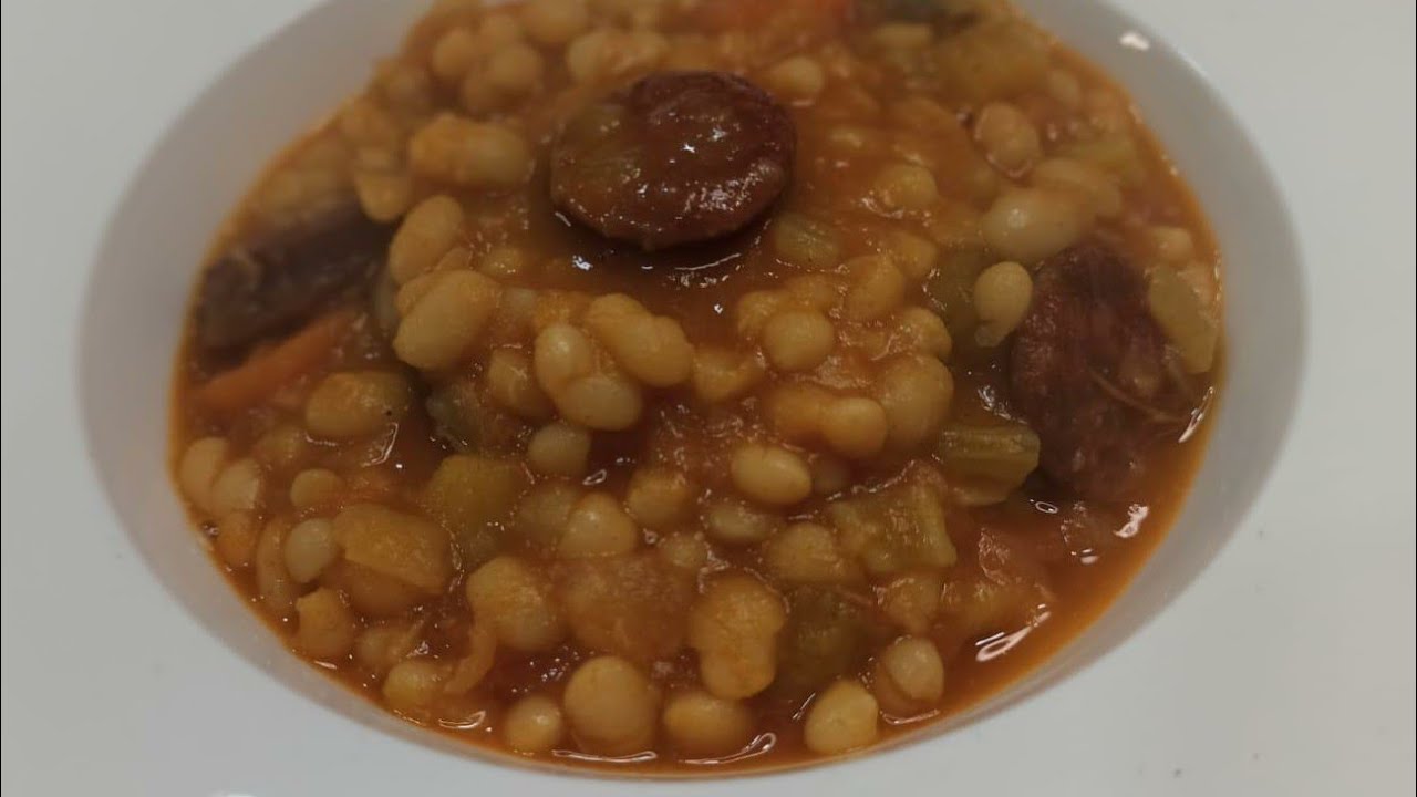 POTAJE DE ALUBIAS - OLLA RÁPIDA - MICROEXPRES -  TUPPERWARE