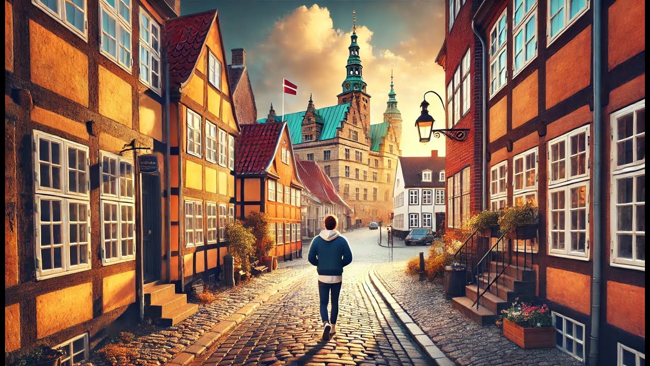 Walking Tour of Helsing&oslash;r, Denmark 🇩🇰 | Explore the Home of Hamlet & Stunning Coastal Views!