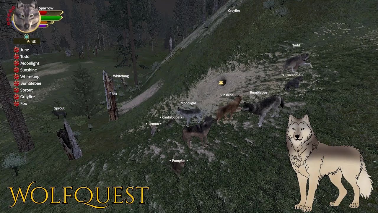 WolfQuest - Стая Воробьев - Эпизод 50