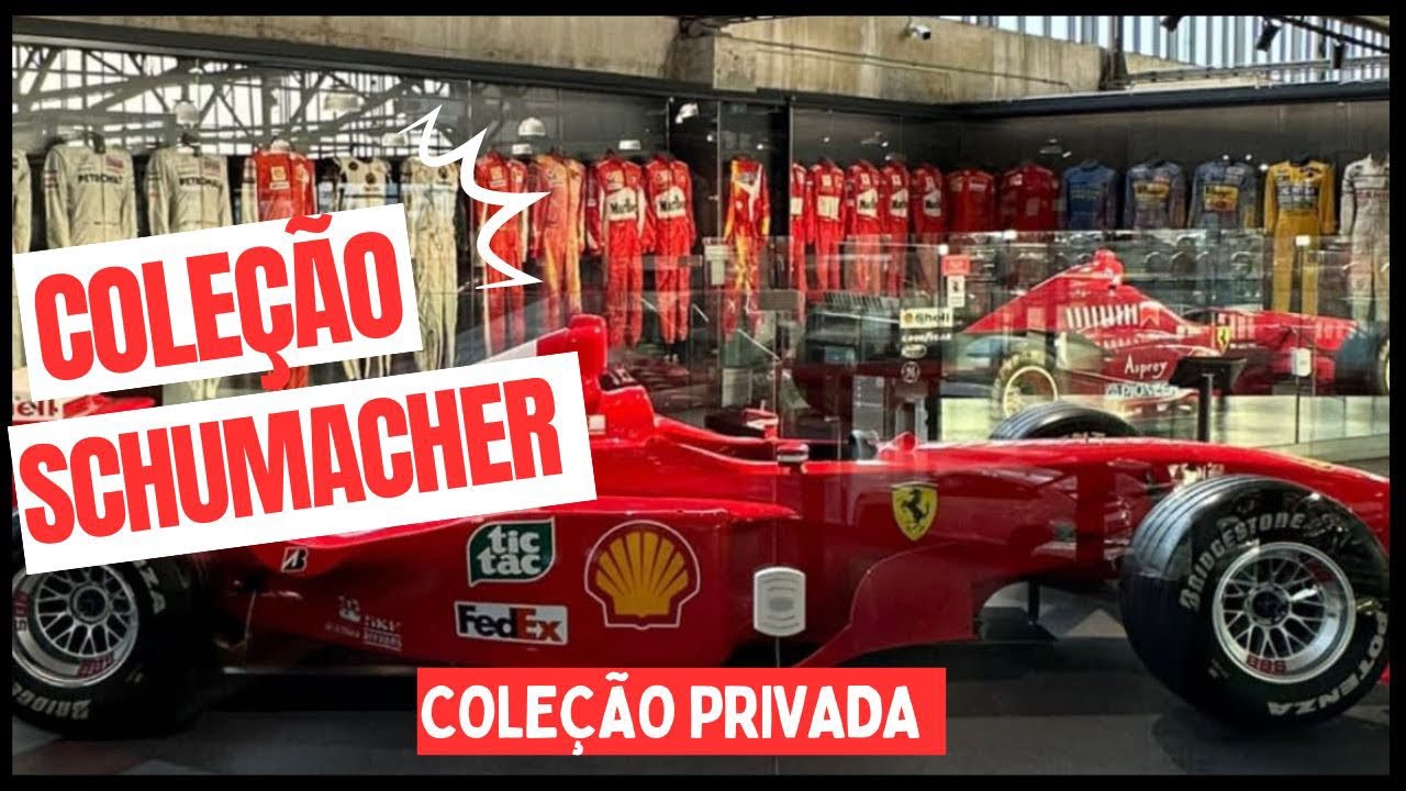 Conheça a INCRÍVEL coleção privada de Michael Schumacher, super campeão de Fórmula 1.