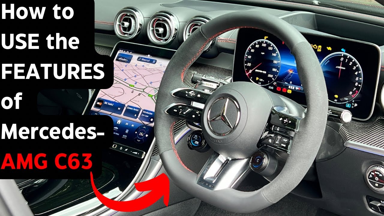 New 2025 2024 Mercedes-AMG C63 INTERIOR & EXTERIOR features & HOW to USE them!