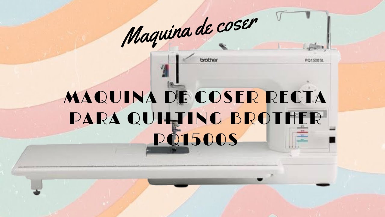 Unboxing máquina de coser quilting brother PQ1500S | Como enhebrar máquina de coser industrial