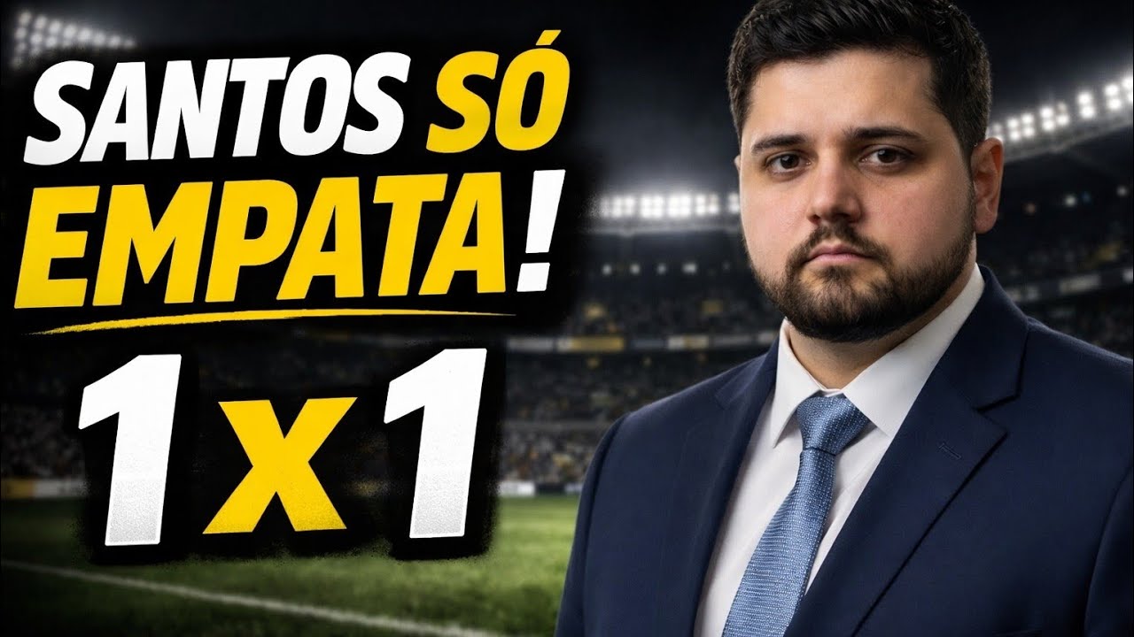 SANTOS SO EMPATA (MESMO SEM MERECER )