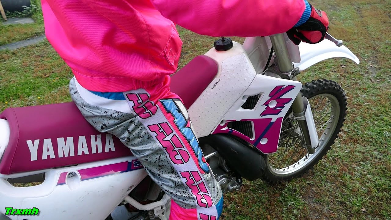 Yamaha YZ250 1991 Coldstart and Ride