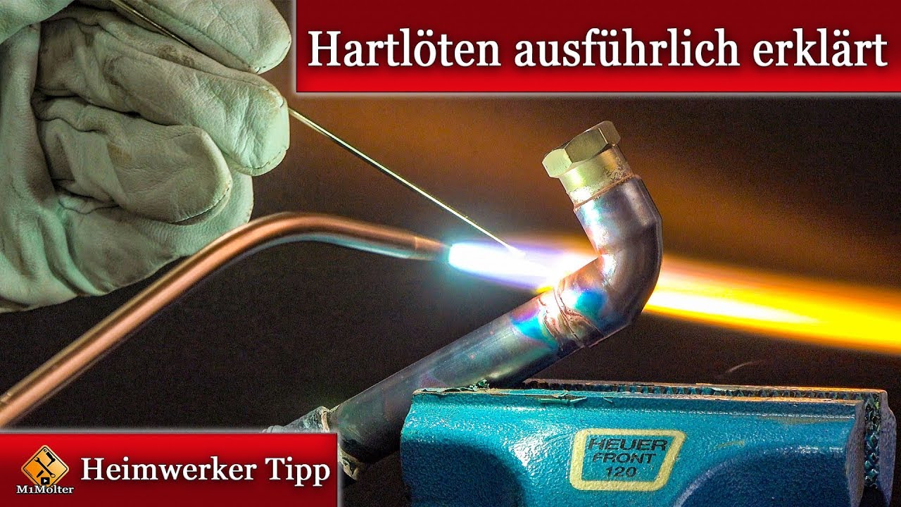 Hartlöten Anleitung - Kupferrohr + Formieren mit Stickstoff beim Hartlöten