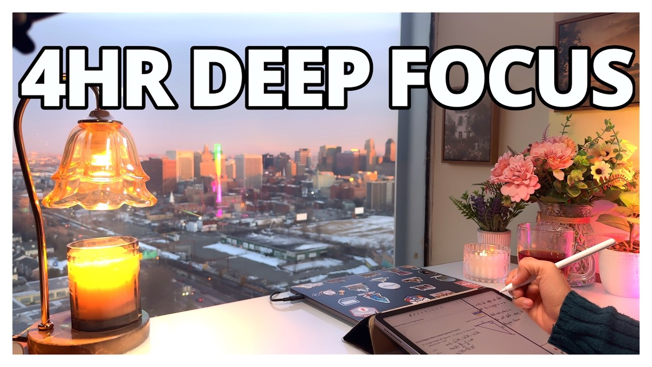 3 HOUR STUDY WITH ME 70min Deep Focus Sessions|✍️Real Background Noise|No distractions| Exam Prep 