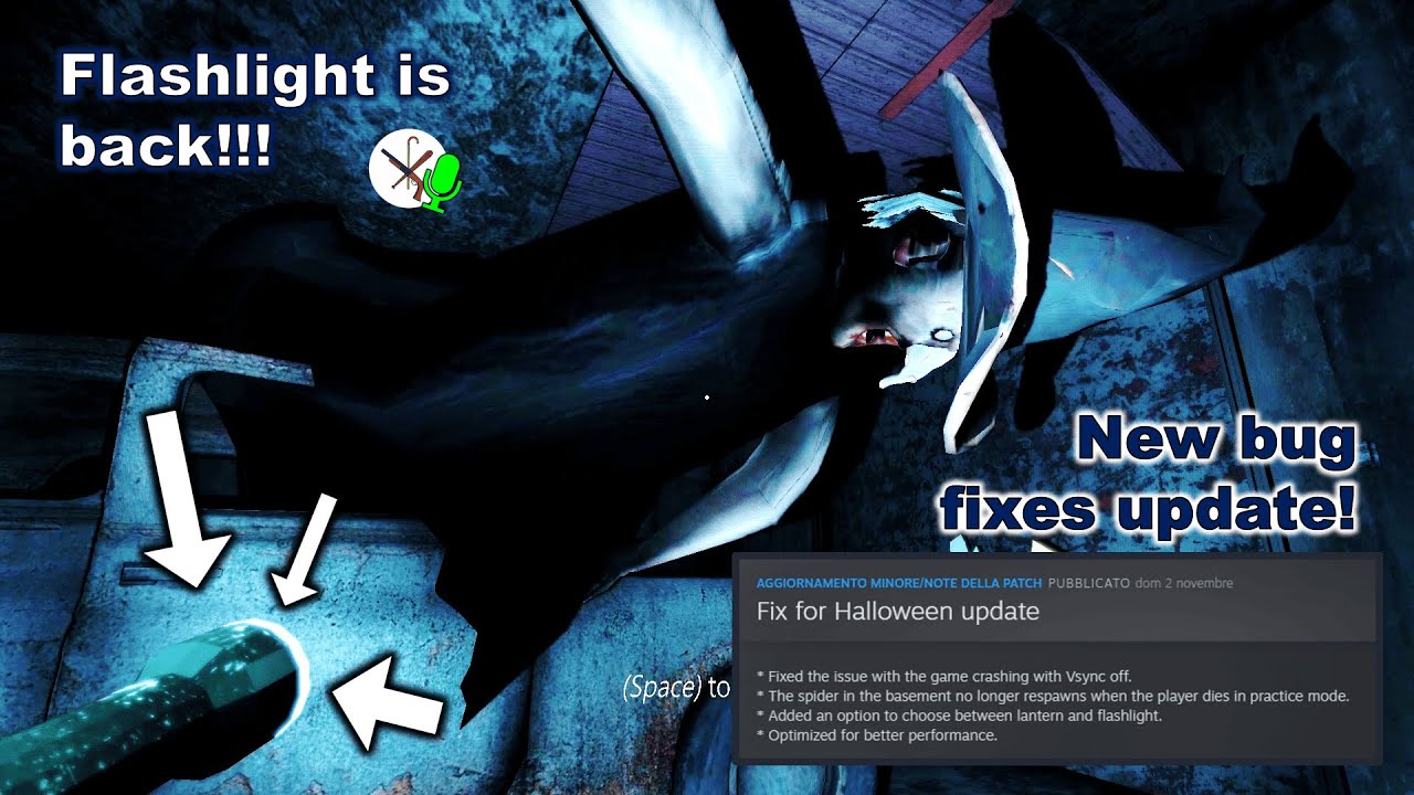 Granny PC, flashlight is back in the new 