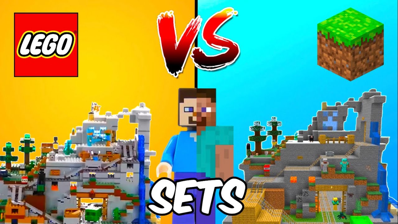 I built every LEGO Minecraft set in Minecraft!