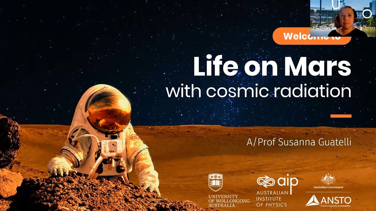 Life on Mars with cosmic radiation