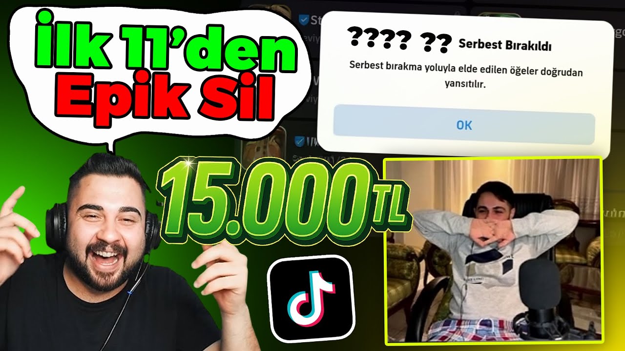 TİKTOK'TAKİ EFOOTBALL YAYINCILARINA 15000 TL DAĞITTIM! ZORLU GÖREVLERİ YAPMAYA ÇALIŞTILAR!