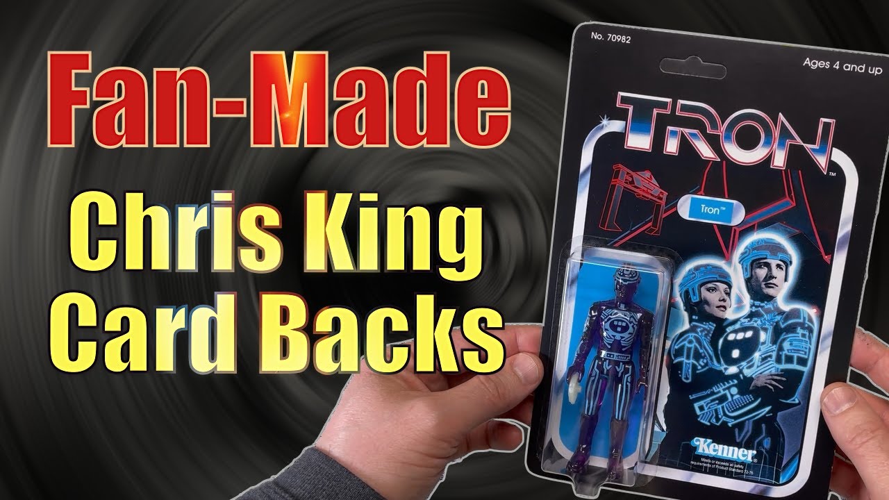 Chris King Custom Card Backs - Re-carding my vintage Tomy Tron Figure : Fan-Made