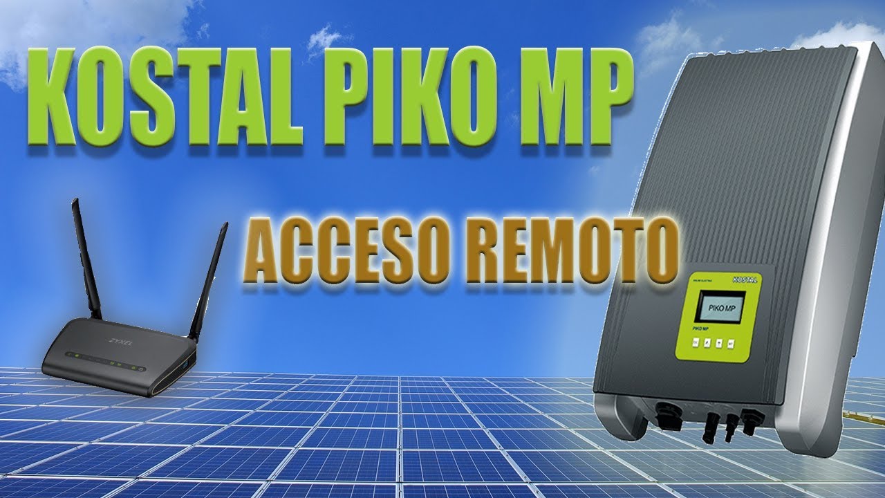 Acceso Remoto Sencillo al Inversor KOSTAL desde Dispositivos Móviles y Ordenadores