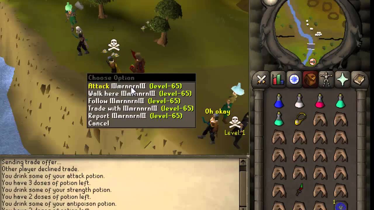 2007 scape pure pking!