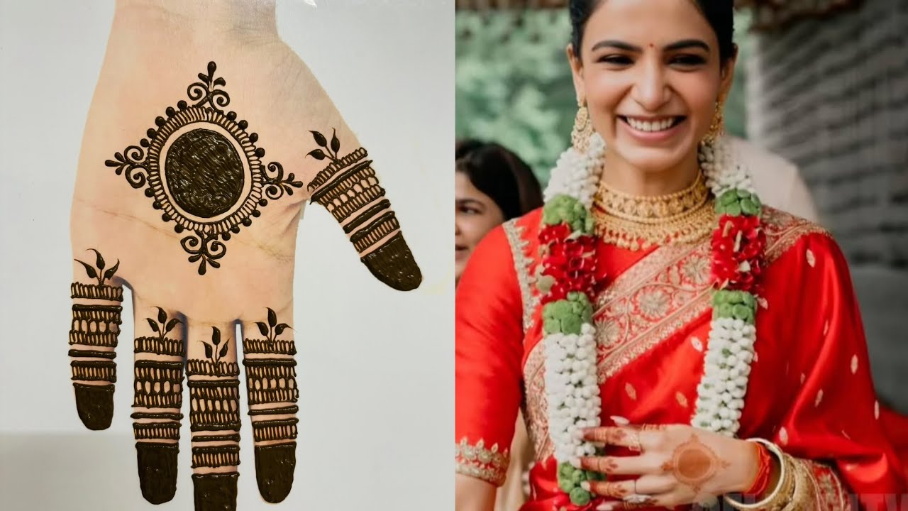 Samantha Ruth Prabhu wedding mehndi design | Samantha mehndi design | Bridal mehndi design