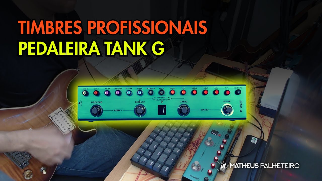 TANK-G: O PACK DEFINITIVO - TIMBRES PROFISSIONAIS PARA TOCAR CLASSIC ROCK, WORSHIP E METAL.