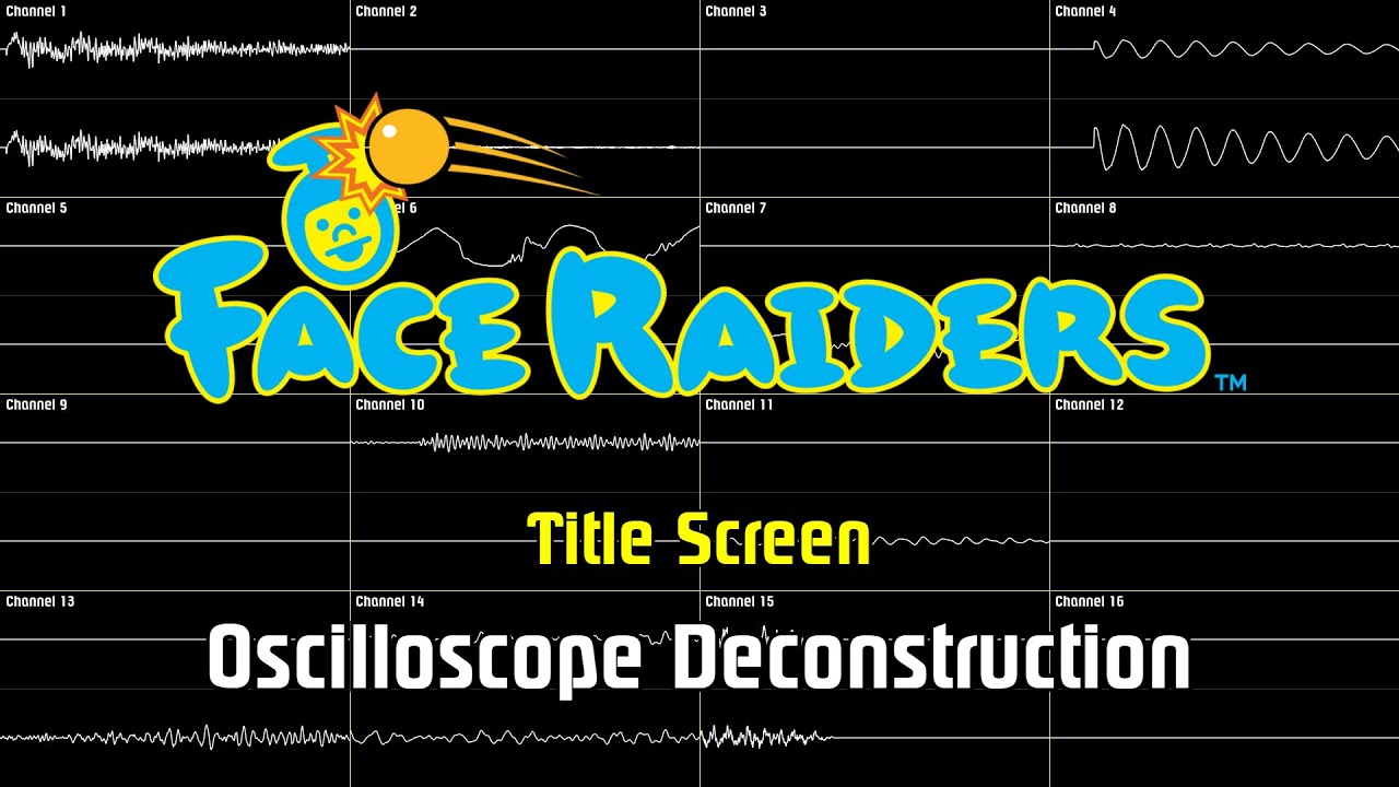Face Raiders - Title Screen [Oscilloscope Deconstruction]