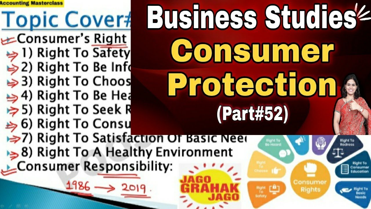 Consumer Protection | Consumer Protection Act 2019 | Bussiness Studies | Consumer's Right | BBA