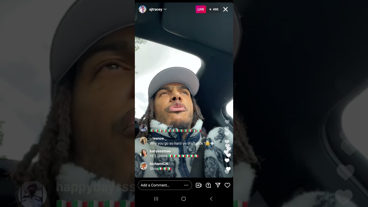 AJ TRACEY ig live - unreleased songs