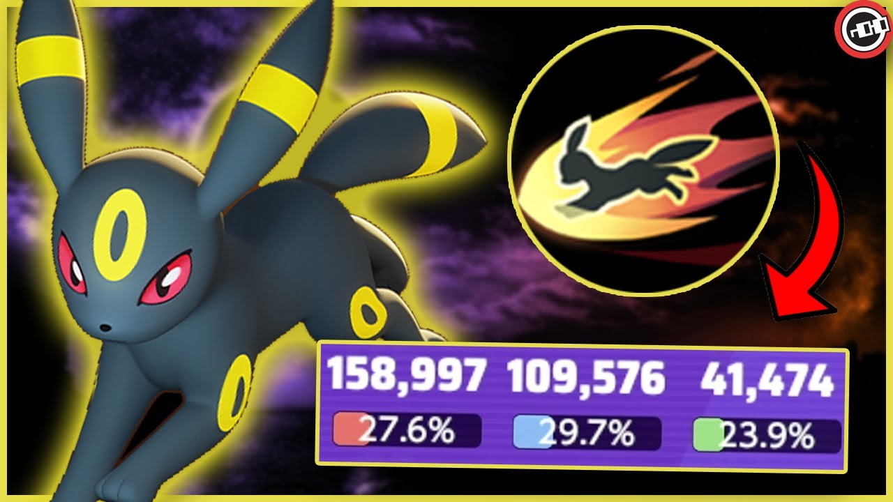 WORLD RECORD UMBREON DAMAGE | Attacker Umbreon | BruvHD Pokemon Unite