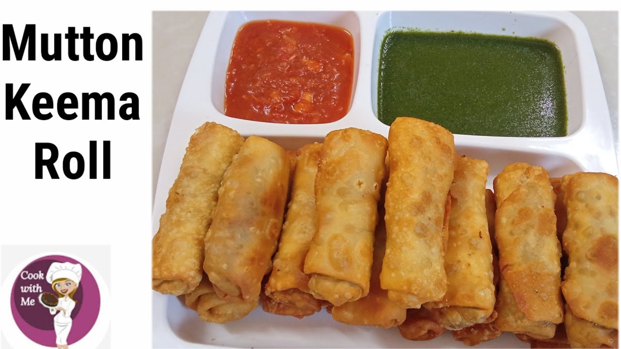 How to make Crunchy Keema Roll | Mutton Keema Roll Recipe | Quick keema roll Recipe | Ramzan Special