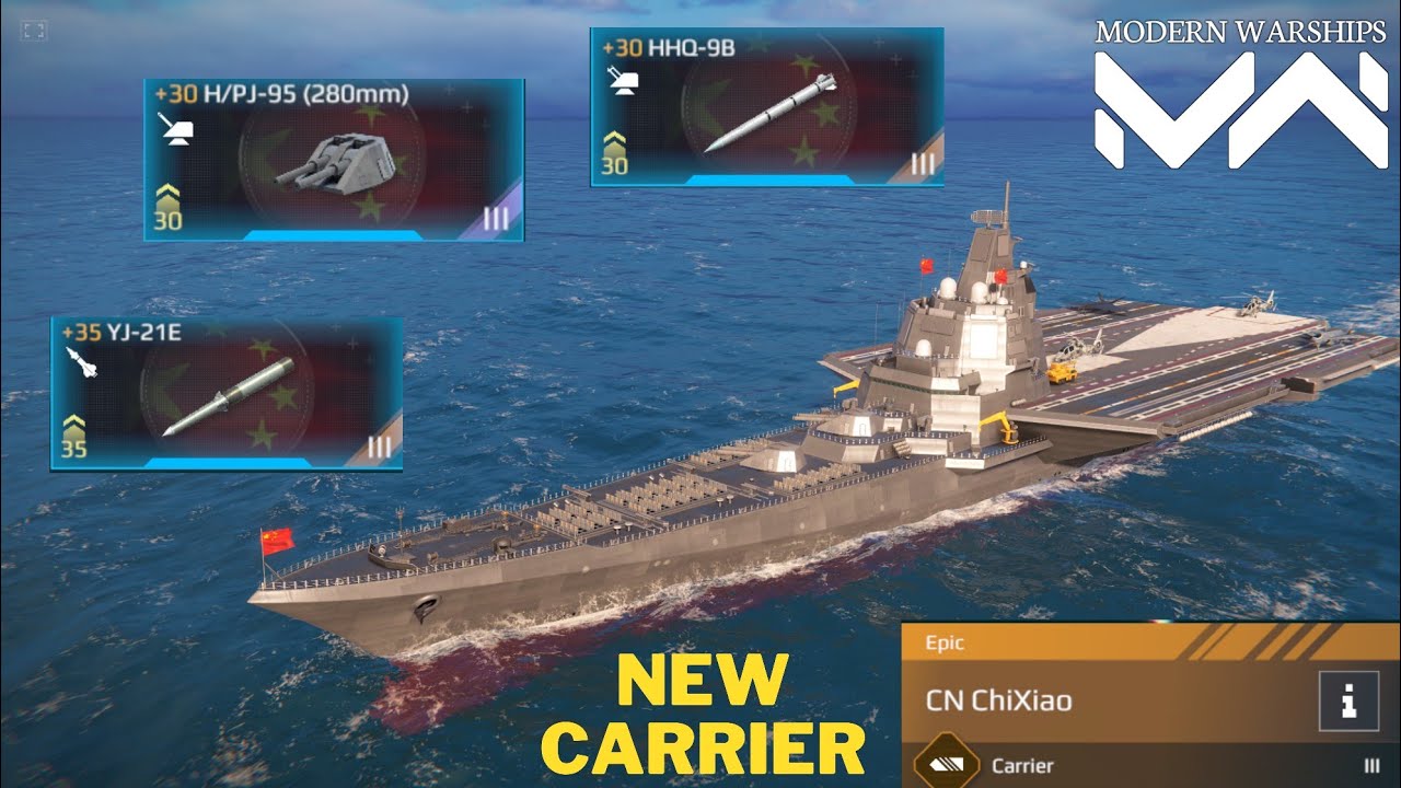 CN CHIXIAO - New T3 Lottery's Aircraft Carrier Review🔥 - Modern Warships
