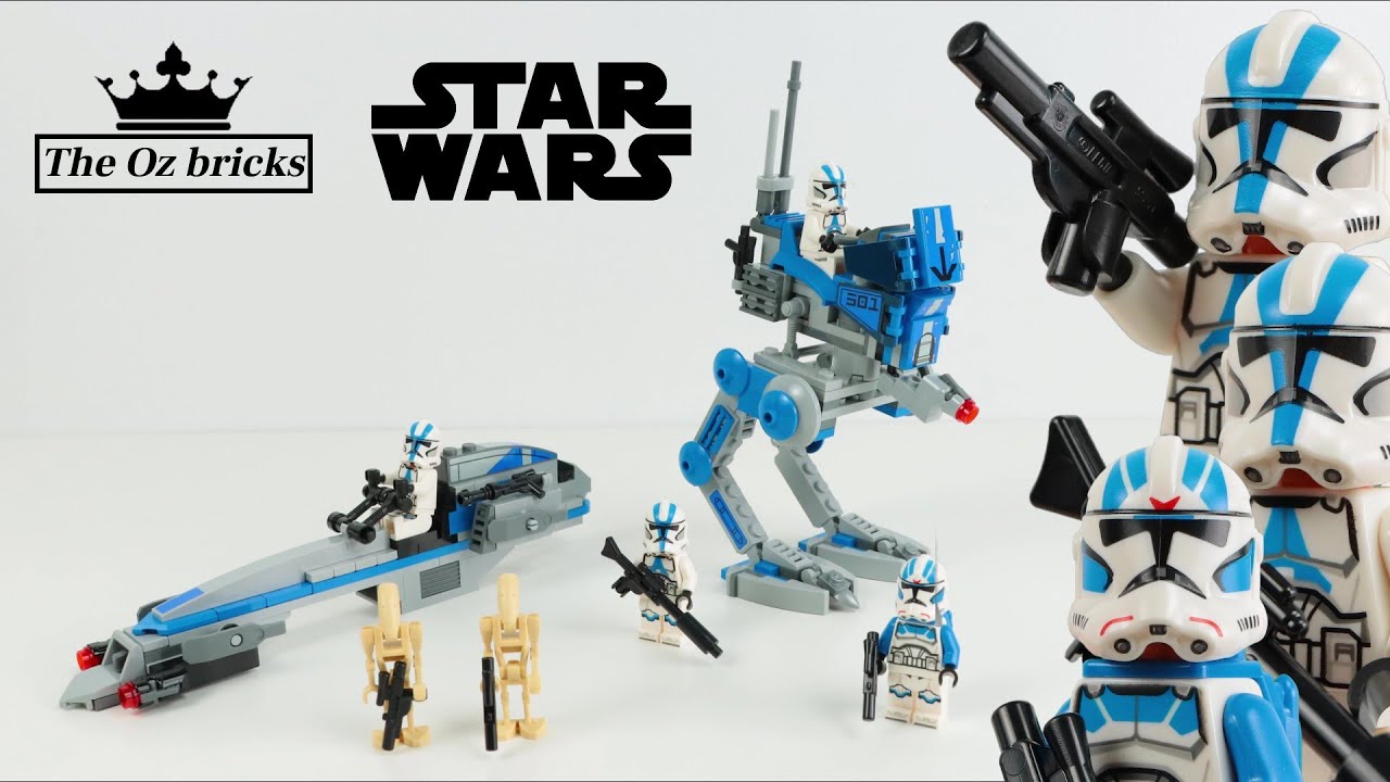 LEGO Star Wars 75280 501st Legion Clone Troopers - Speed ​​Build Review
