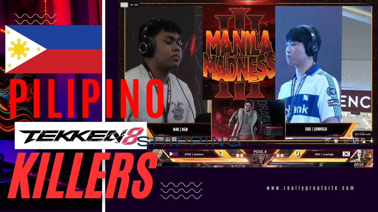 PILIPINO TEKKEN 8 KILLERS | Manila Madness 3 Highlights (feat. Low High,Ulsan,Doujin,Kokouma,etc)