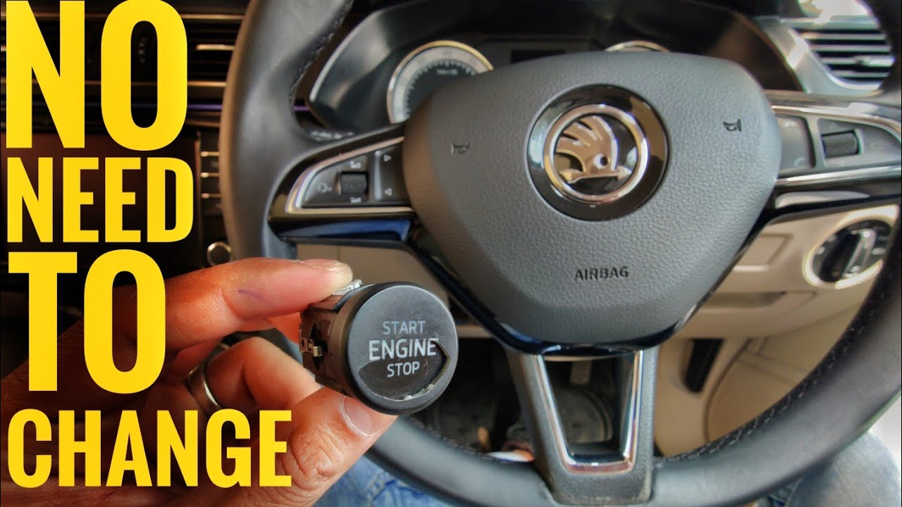 РЕМОНТ КНОПКИ ЗАПУСКА/СТОП ДВИГАТЕЛЯ | VW SKODA AUDI