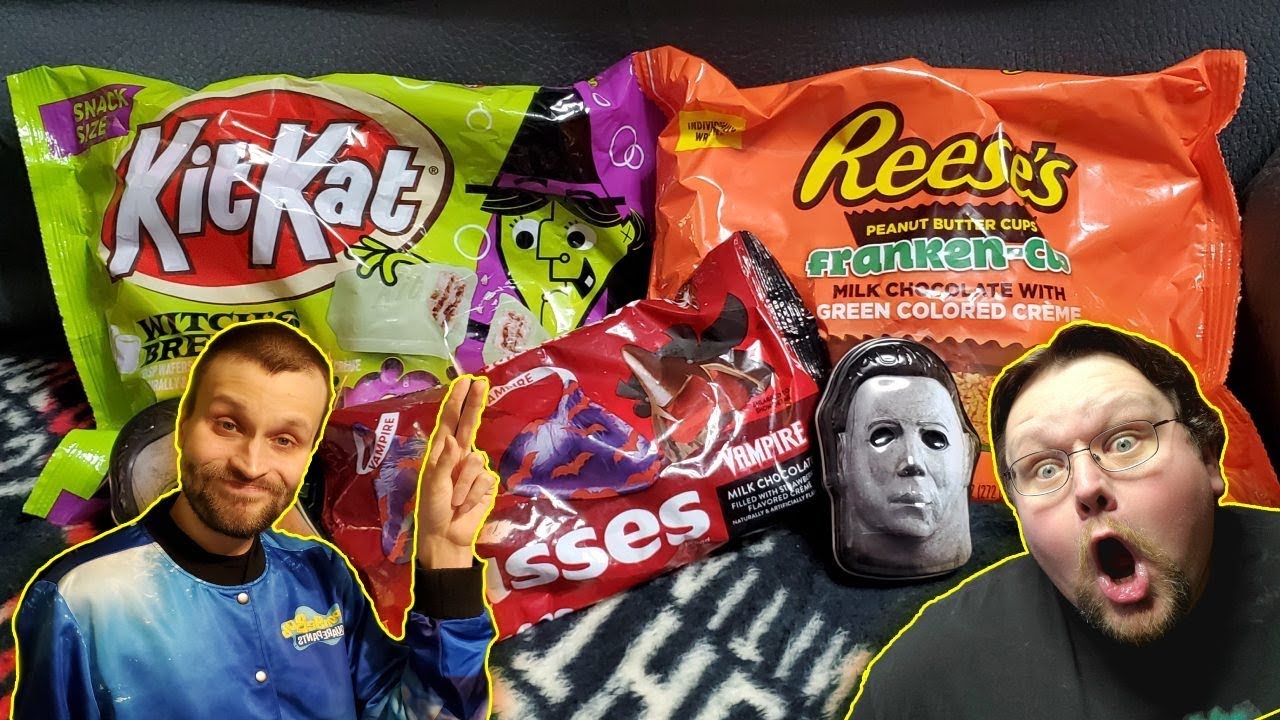 Trying Hershey's 2020 Halloween Candy Line & Spirit Halloween's Halloween II Sour Candies
